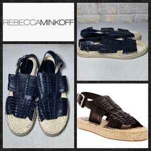 NWOB MSRP $175  Minkoff Gabriel Espadrille Sandal Women's Size 8